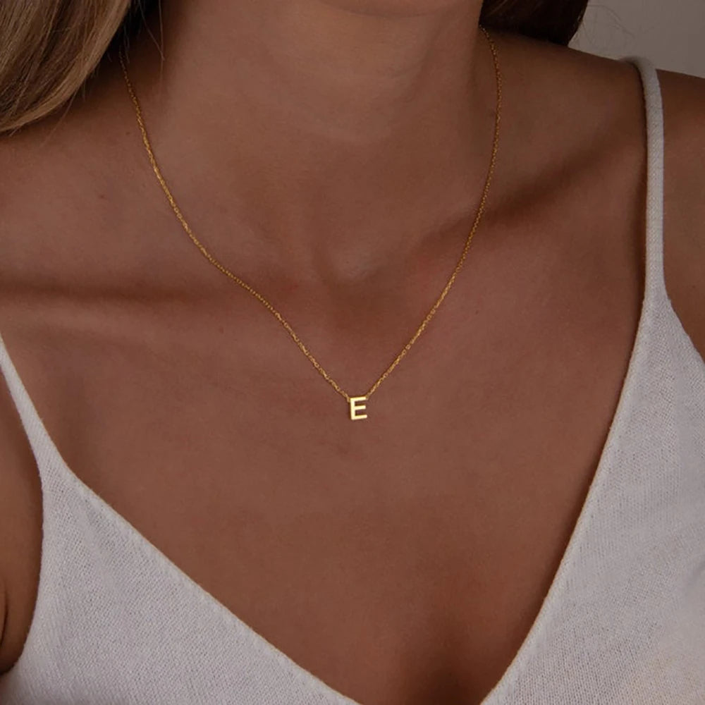 Beloved Initial Necklace | Gold