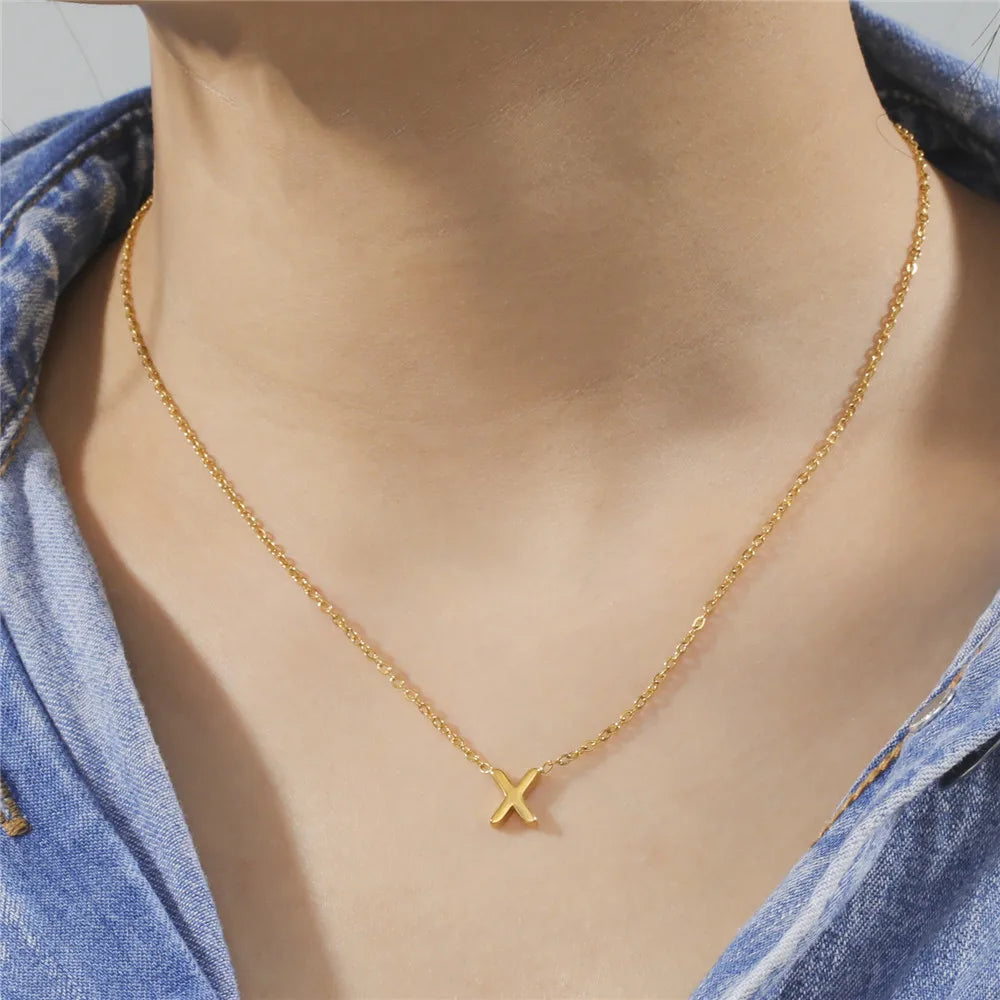 Beloved Initial Necklace | Gold