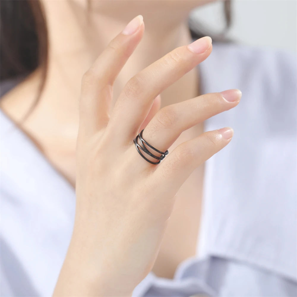 Aurelia Double Cross Ring