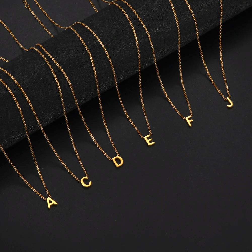 Beloved Initial Necklace | Gold