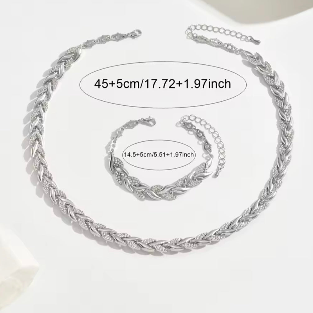 Serena Fishtail Rhinestone Set