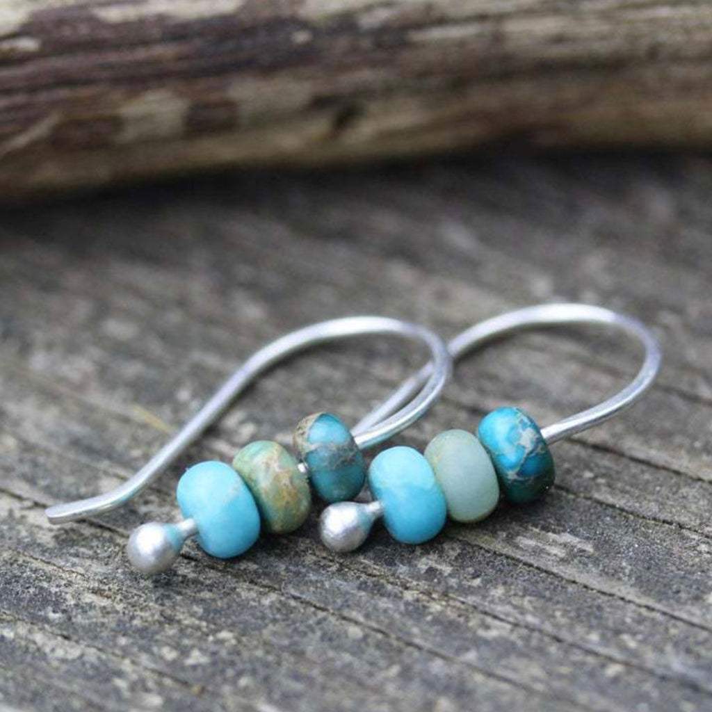 Turquoise Beaded Earrings
