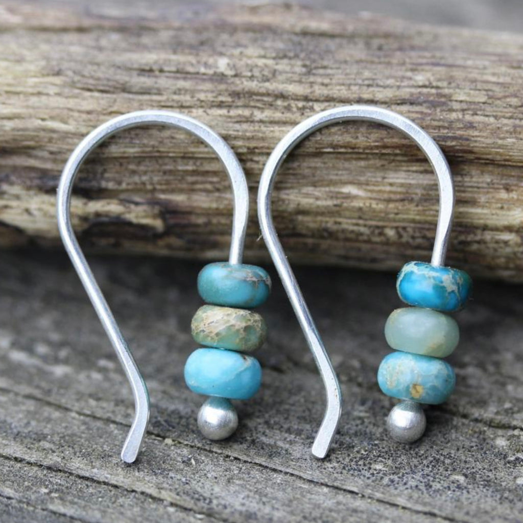 Turquoise Beaded Earrings