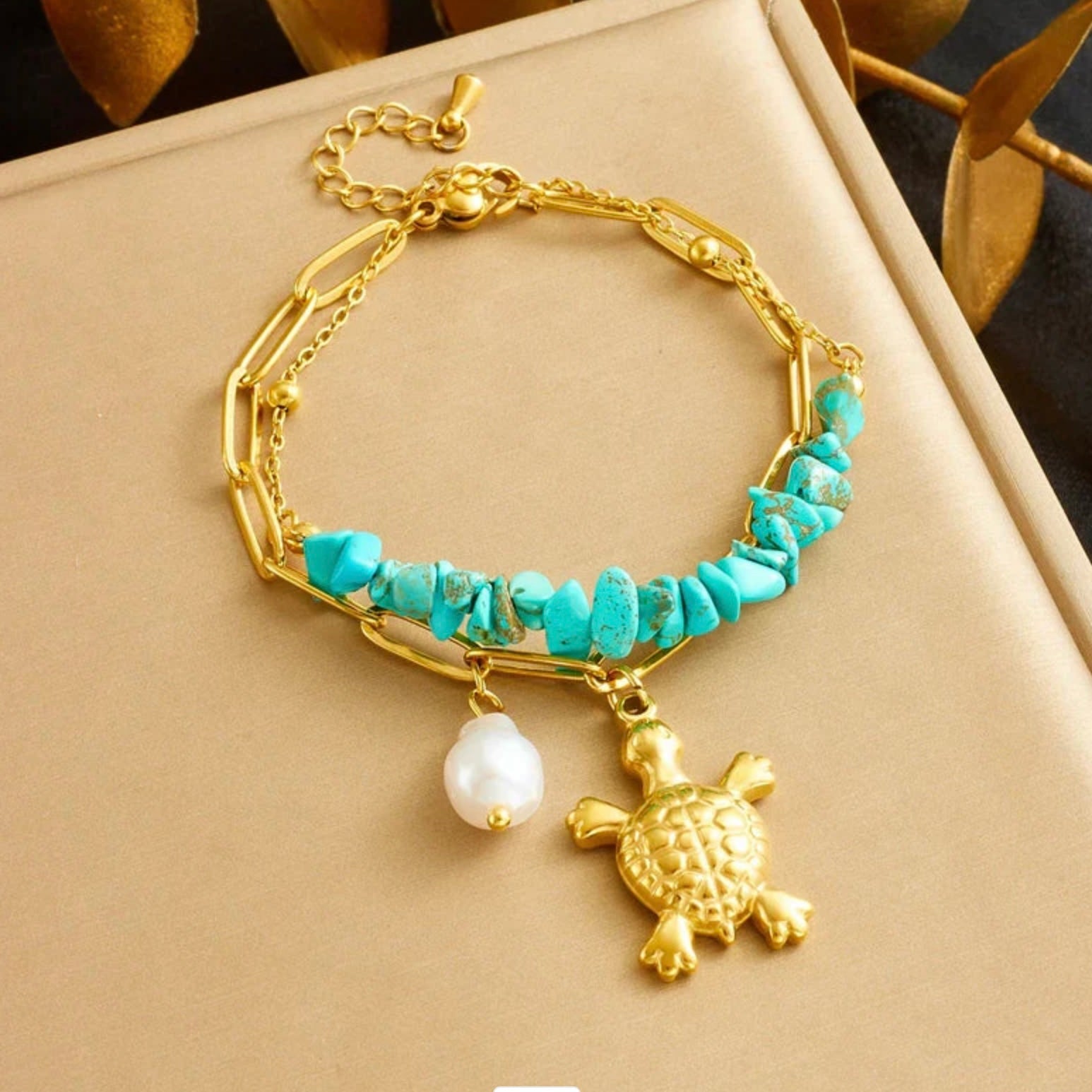 Exclusive Turquoise Turtle Bracelet